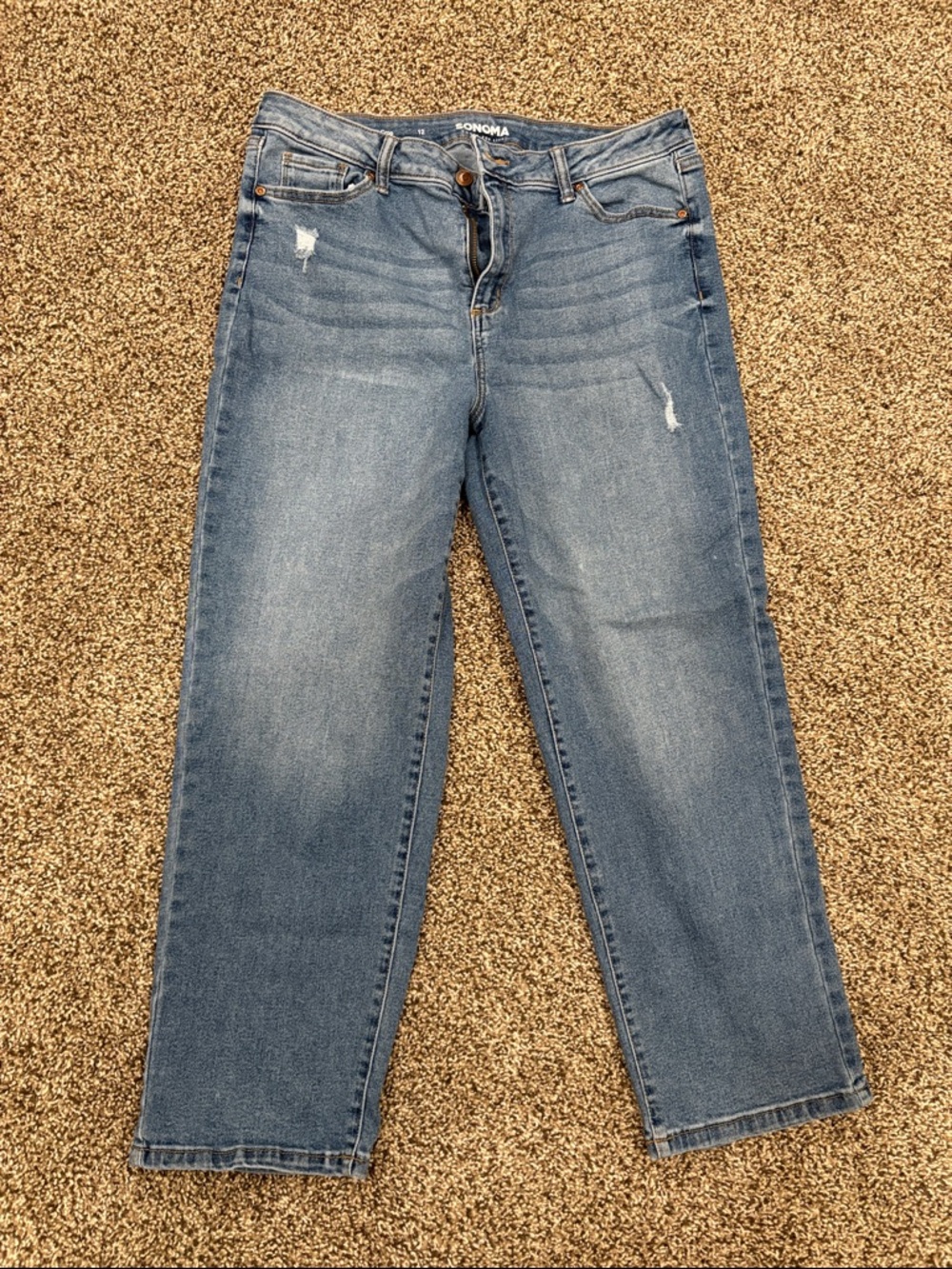 Sonoma Light Blue Boyfriend Jeans for Women